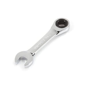 7/16 in. Stubby Ratcheting Combination Wrench