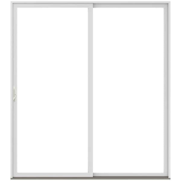 71-1/4 in. x 79-1/2 in. 100 Series White Right-Hand Composite Gliding Patio Door with White Interior and White Hardware