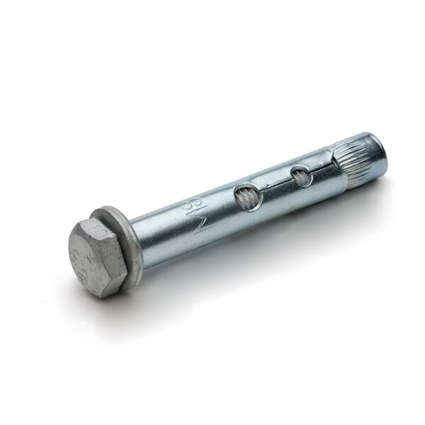 Dolle Prova PA23b Metal Heavy Duty Compression Concrete Post Anchors (4-Piece)