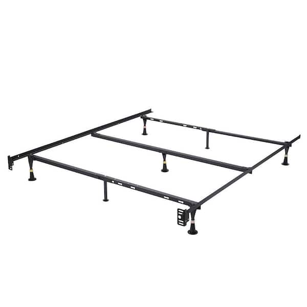 Twin/Full/Queen Kings Brand Metal Adjustable Bed Frame Center Support System 