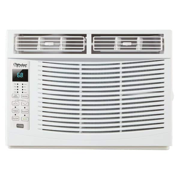 6,000 BTU 115 Volts Window Unit Cools 250 sq. ft. with Washable Filter in White