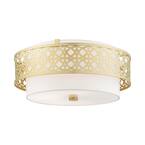 Calinda 4 Light Soft Gold Semi Flush Mount