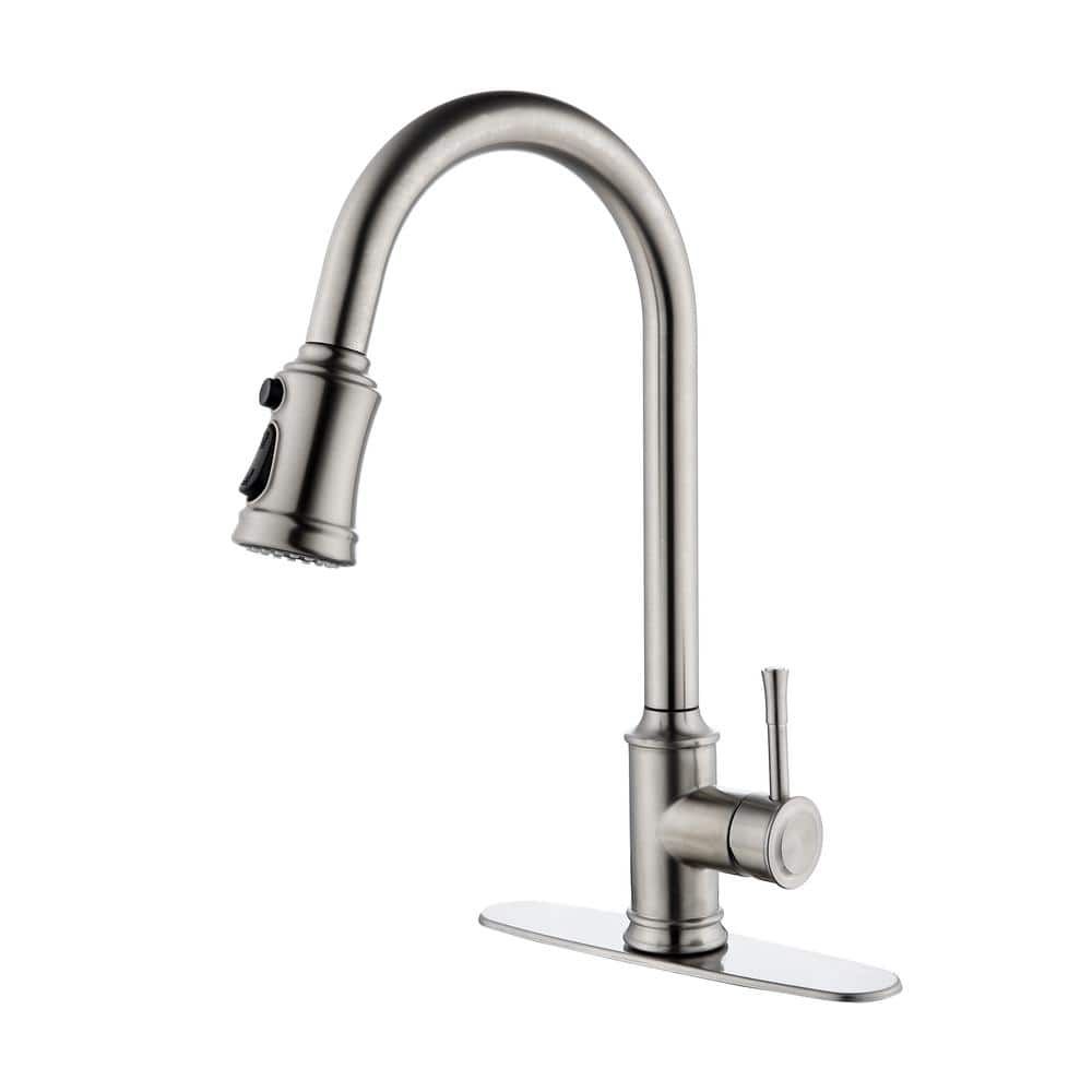 Lukvuzo Touch Single Handle Pull Down Sprayer Kitchen Faucet with