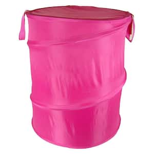 The Original Bongo Bag Hot Pink Collapsible Polyester Hamper with Lid