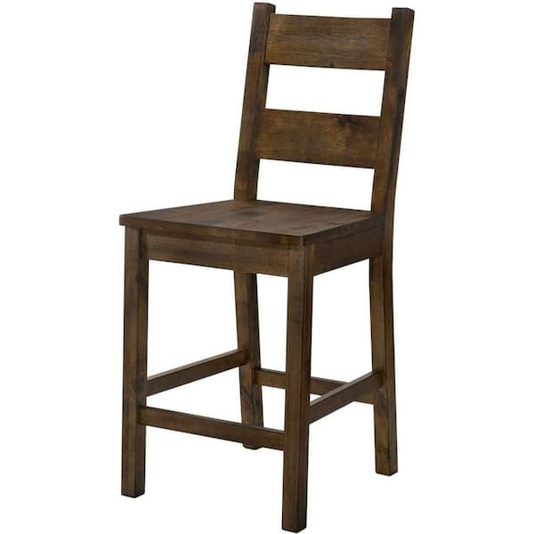 William's Home Furnishing Kristen II Rustic Oak Counter Height Side Chair