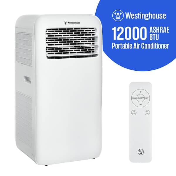 Westinghouse 8,000 BTU Portable Air Conditioner Cools 550 Sq. Ft. in White
