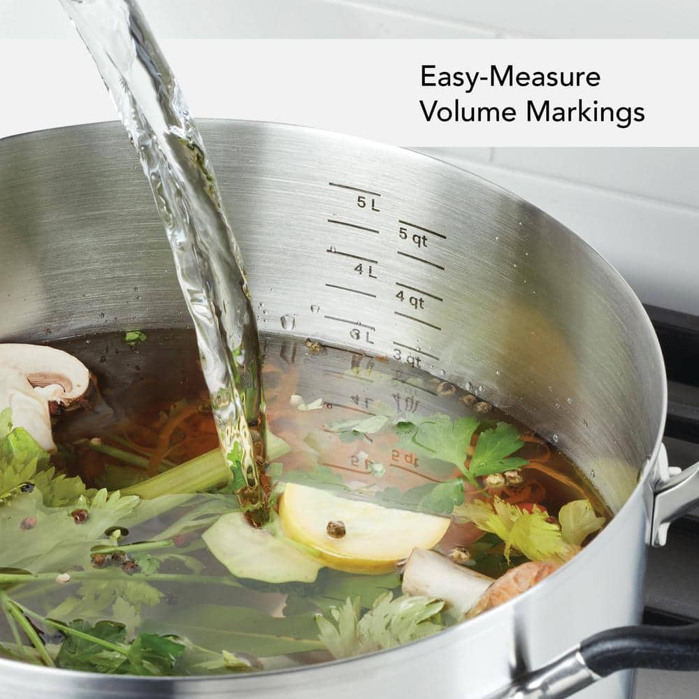 Stainless Steel Non-stick 10-Piece Cookware Set