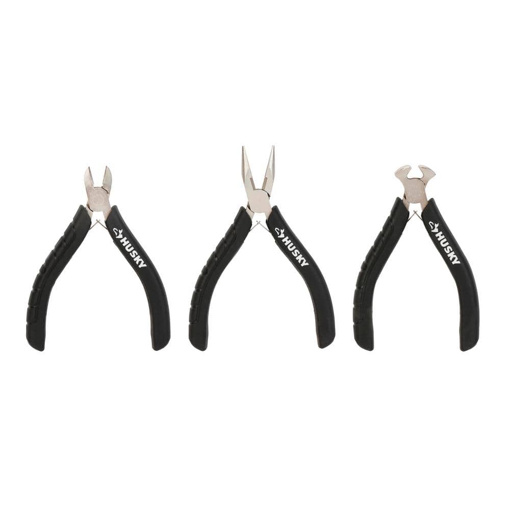 Husky 3-Piece Mini Pliers Set