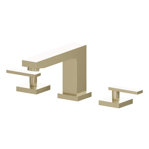 ZLINE Kitchen and Bath Crystal Bay 2-Handle Deck Mounted Bath Faucet in Champagne Bronze