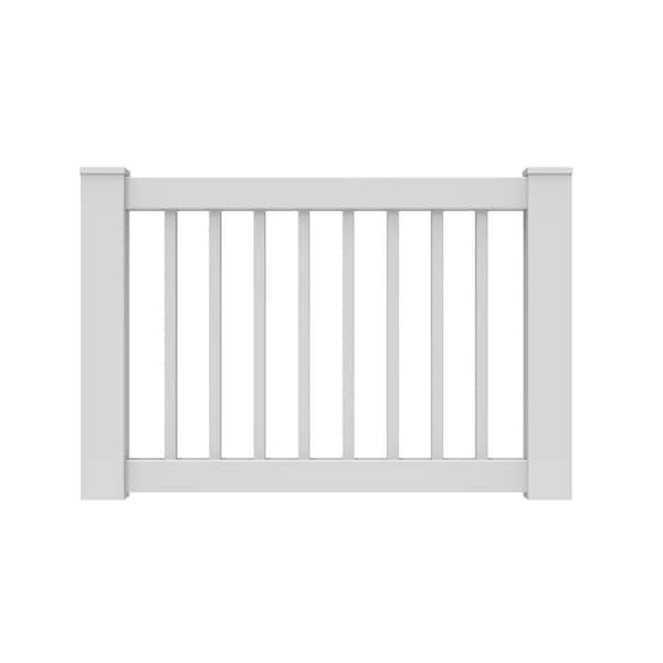 Veranda T Rail Vinyl Railing Gate Kit 73045554 - The Home Depot