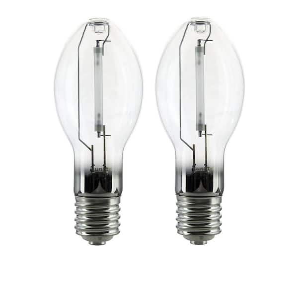 Sunlite 100-Watt ED23 High Pressure Sodium 8500 Lumens 2100K E39 Mogul Base HID Light Bulb (2-Pack)