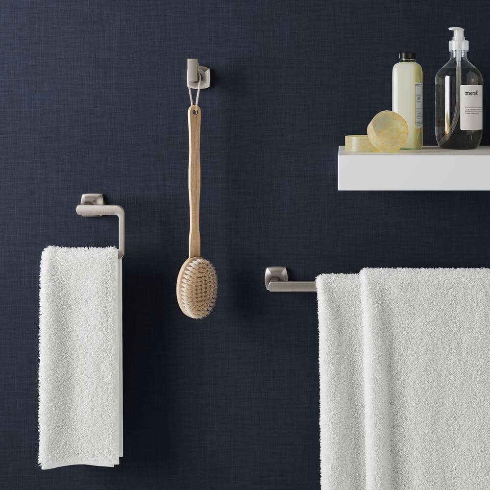 Vaneri Brushed Nickel 18-Inch Wall Mounted Towel Bar