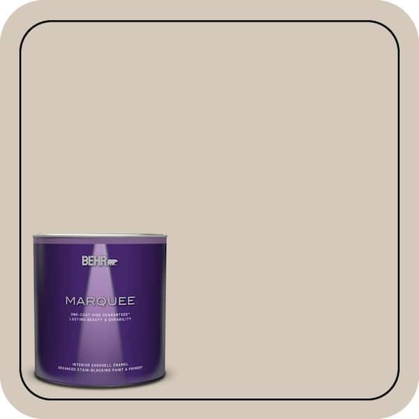 BEHR MARQUEE 1 qt. #BNC-02 Understated Eggshell Enamel Interior Paint & Primer