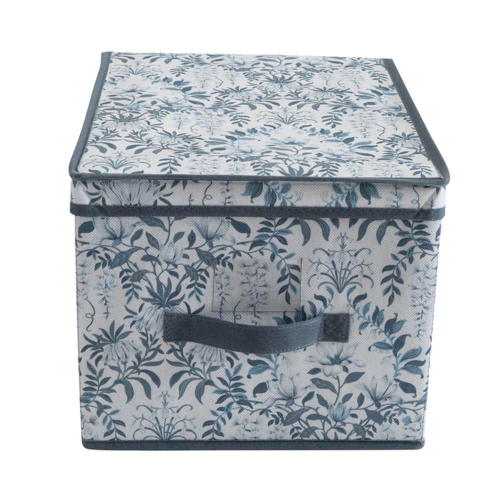 Parterre Blue Collapsible Non-Woven Kids Storage Box