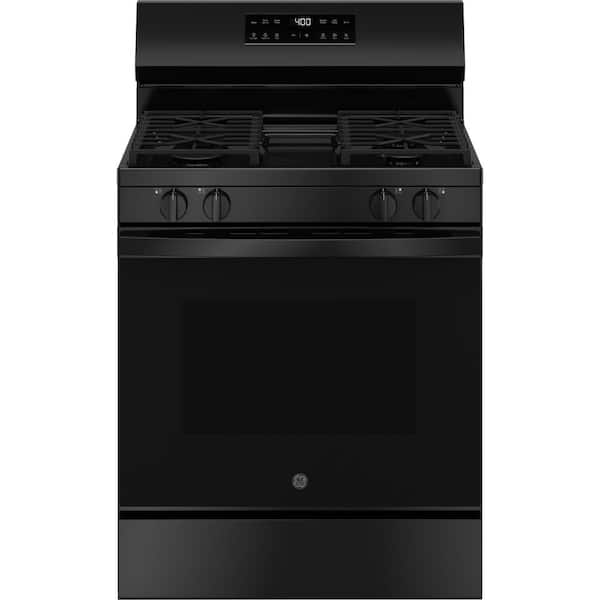 GE 30 Free Standing Gas Range Black GGF400PVBB