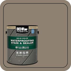 BEHR PREMIUM 1 gal. #N210-6 Swiss Brown Solid Color Waterproofing