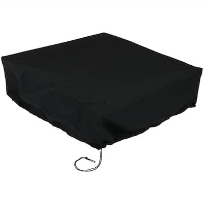 Barbecue Grill Covers 44 D X 18 H, 44 Square Fire Pit Cover