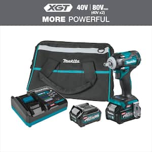 40V Max XGT Brushless Cordless 4-Speed 1/2 in. Impact Wrench Kit w/Detent Anvil, 2.5Ah