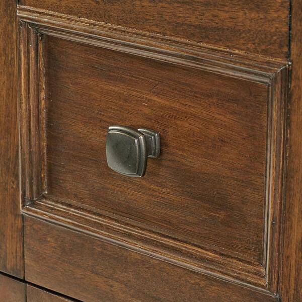 Creedmoor 36 in. W Bath Vanity Cabinet Only in Walnut with Left Hand Drawers Creedmoor 36 in. W Bath Vanity Cabinet Only in Walnut with Left Hand Drawers