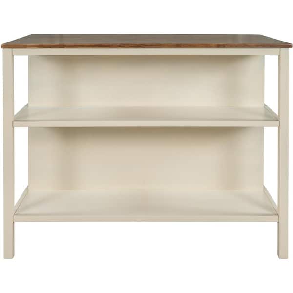 ANGELES HOME 45 in. Rectangle Walnut Rubber Wood with Rubber wood Frame (2 Capacity)