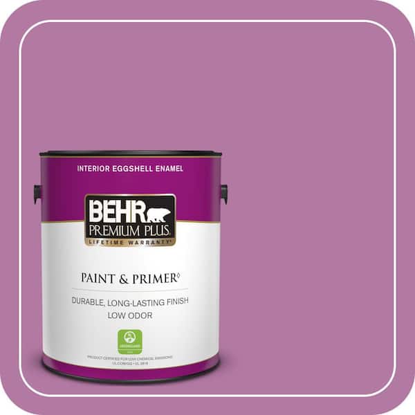 BEHR PREMIUM PLUS 1 gal. Home Decorators Collection #HDC-SP16-11 Cactus Flower Eggshell Enamel Low Odor Interior Paint & Primer
