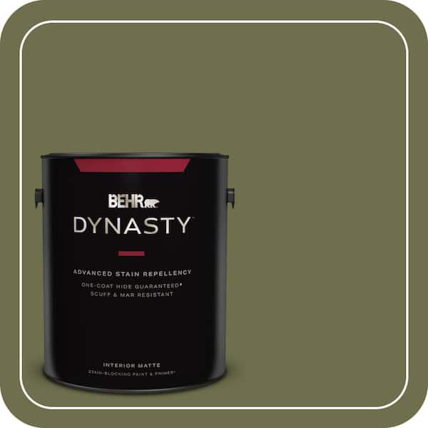 BEHR DYNASTY 1 gal. #S370-7 Outdoor Oasis Matte Interior Stain-Blocking Paint & Primer