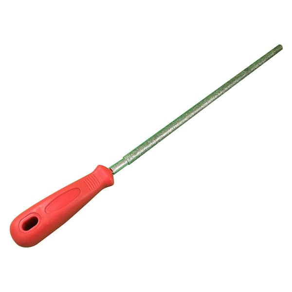 Monster 10 in. Diamond File for Granite, Marble, Porcelain, Ceramic and Stone Round 46 Grit Coarse