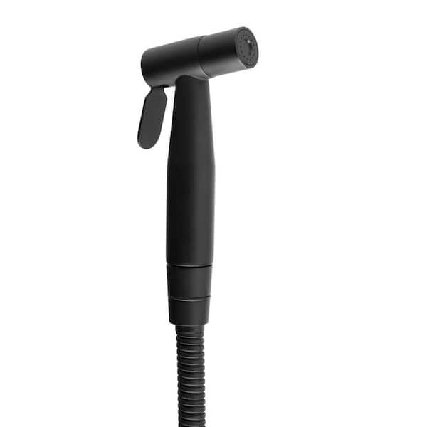 Brondell CleanSpa Luxury Stainless Steel Non-Electric Handheld Bidet Attachment in Matte Black