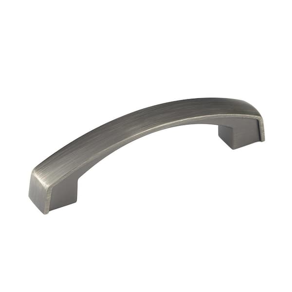 Richelieu Hardware Boisbriand Collection 3 3/4 in. (96 mm) Antique Nickel Transitional Cabinet Arch Pull