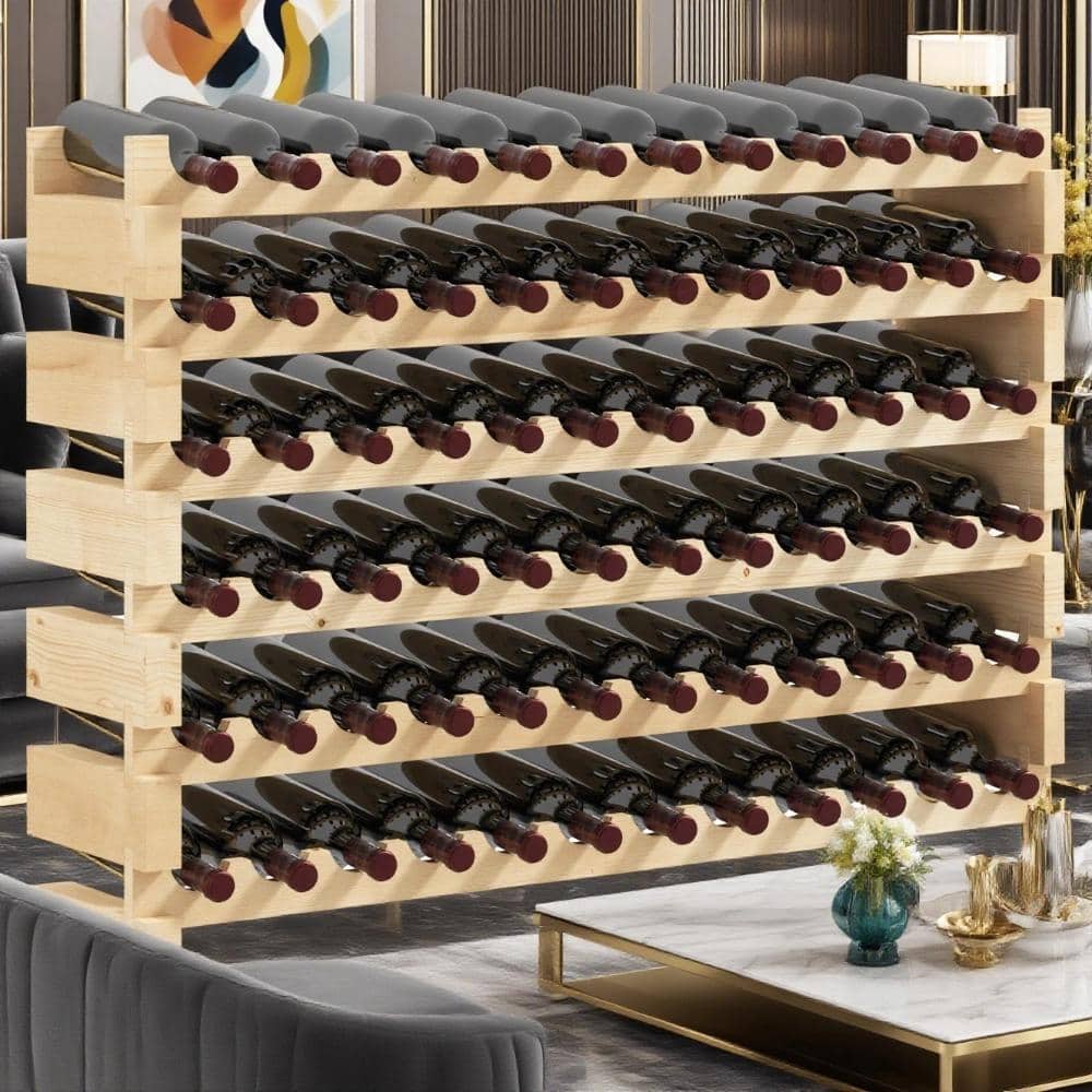 Modular Stackable Wood Wine Rack and Storage Shelves price history on PriceWatchPro