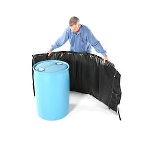 Insulated 55-Gal. Drum Heating Blanket - Barrel Heater, Fixed Temp 145°F, Freeze Protection, Process Heating