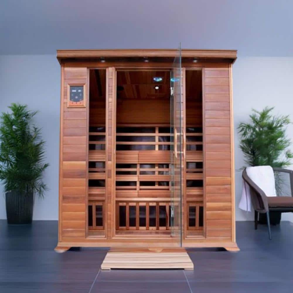 HL400K Sequioa 4-Person Cedar Infrared Sauna price history on PriceWatchPro
