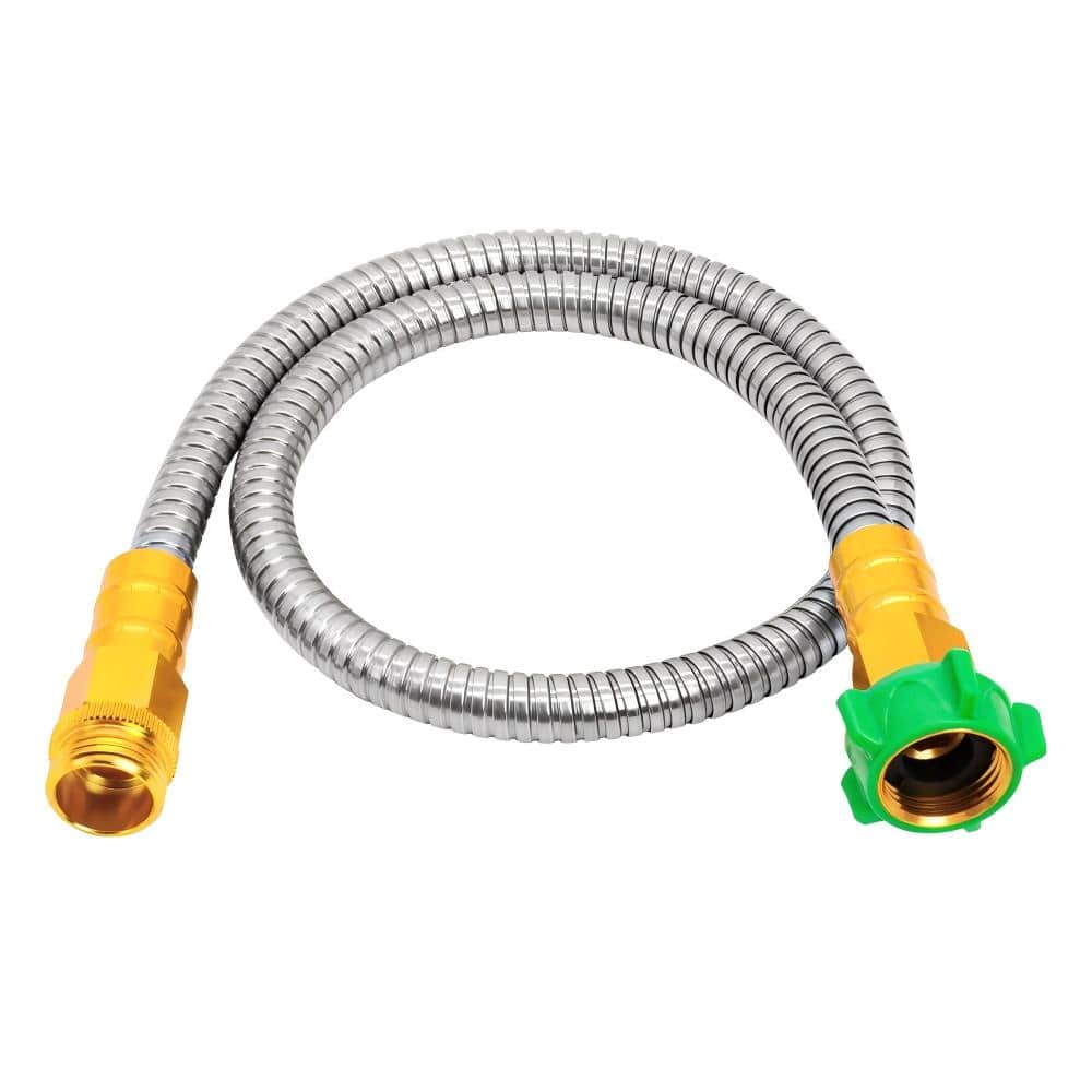 3 ft Flexible Metal Garden Hose Stainless Steel Water Hose for Faucet Connection Outdoor Garden and Car Washing price history on PriceWatchPro