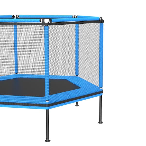 TOYMIS Trampoline Basketball Hoop, Breakaway Rim for Dunking Trampoline  Basketball Attachment with Mini Basketballs Trampoline Accessory for Kids