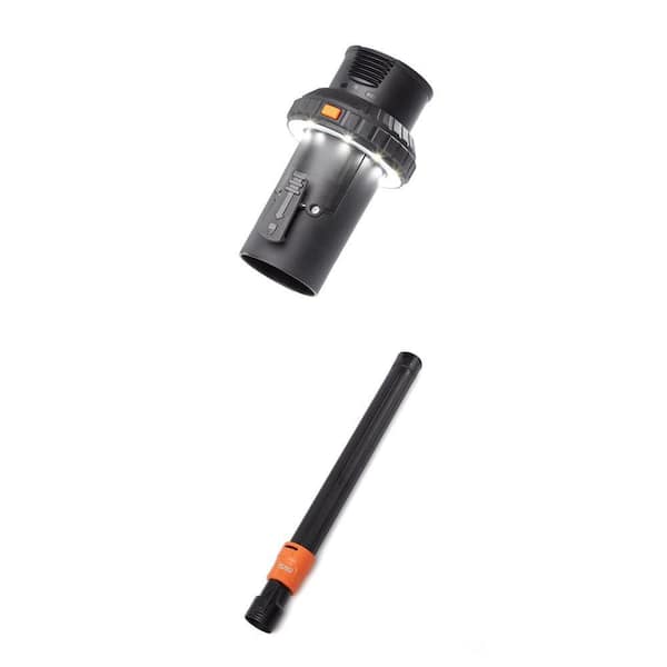 2-1/2 in. LED Lighted Cuff and Locking Telescoping Extension Wand for RIDGID Wet Dry Vacs
