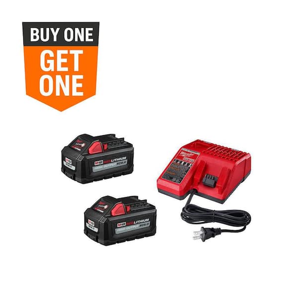 M18 18-Volt Lithium-Ion High Output Starter Kit with Two 6.0 Ah Battery and Charger