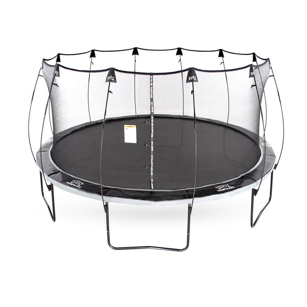 Skywalker Trampolines Epic Series 16 ft. Round Trampoline with Dual Black/Gray Spring Pad
