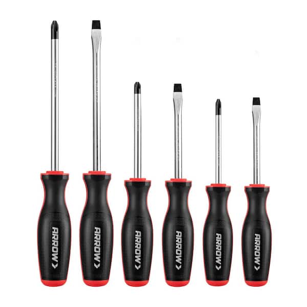 Chrome Vanadium Steel Screwdriver Set, 6 Pieces