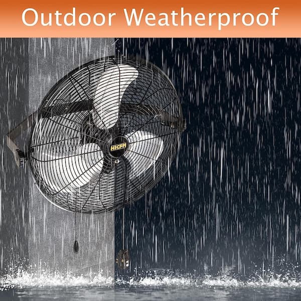 Misting Fan | 18" Oscillating High-Velocity Outdoor Pedestal Fan – BILT