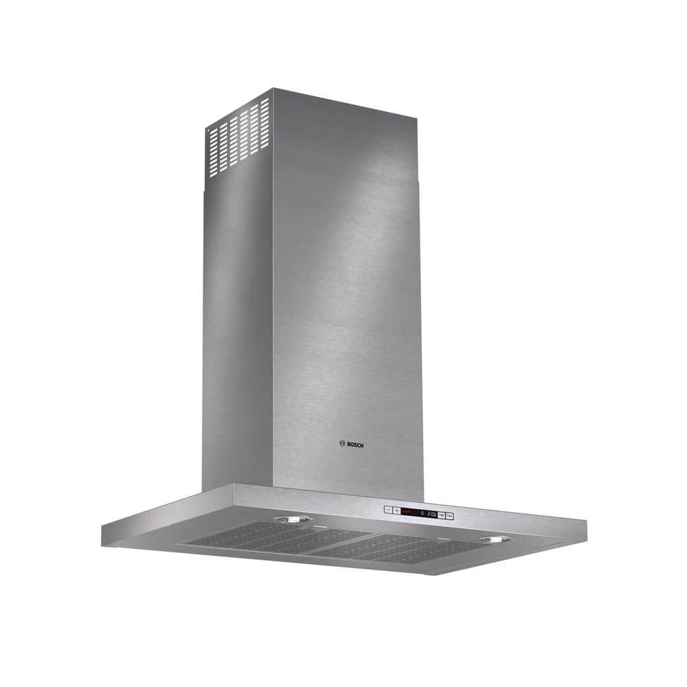 Bosch 500 Series 30 in. Box Style Canopy Range Hood with Lights in Stainless Steel, Silver