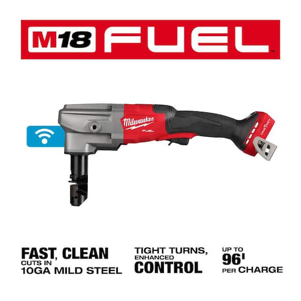M18 FUEL 18V Lithium-Ion Brushless Cordless 10-Gauge Variable Speed Nibbler with (1) 6.0 Ah Battery