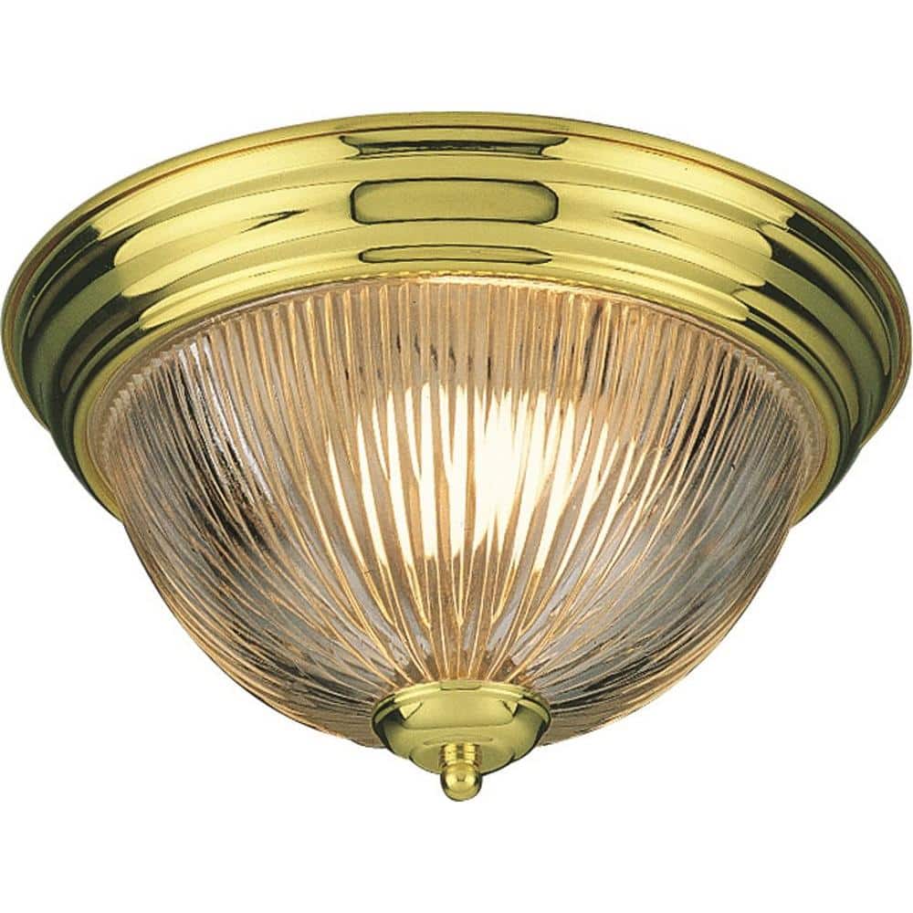 Reviews for Volume Lighting 2Light Polished Brass Flush Mount Pg 1