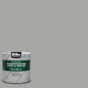 1 qt. #SC-149 Light Lead Solid Color Waterproofing Exterior Wood Stain and Sealer