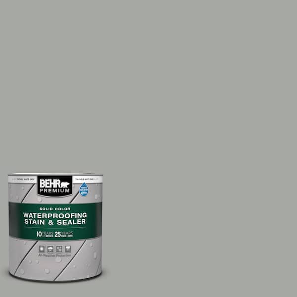 1 qt. #SC-149 Light Lead Solid Color Waterproofing Exterior Wood Stain and Sealer