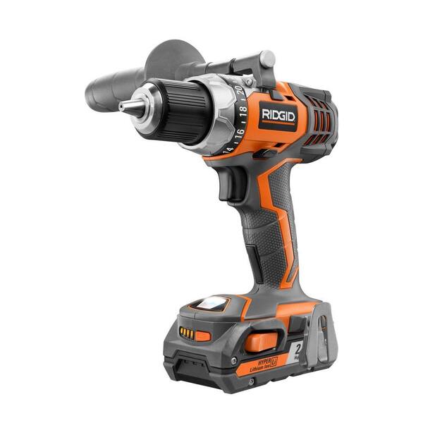RIDGID 18-Volt Lithium-Ion 1/2 in. Cordless Compact Drill Kit