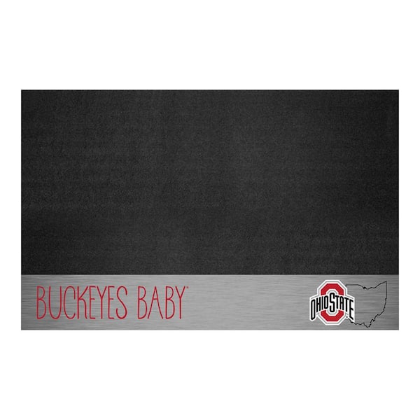 FANMATS Ohio State Buckeyes Southern Style Vinyl 42 in. Grill Mat
