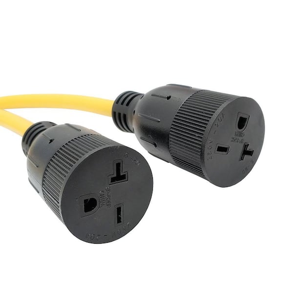 parkworld 3 ft. 12/3 3-Wire NEMA 6-20 Splitter NEMA 6-20P to (2) 6