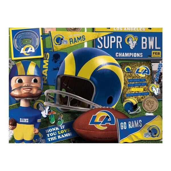 YouTheFan NFL Los Angeles Rams Retro Series Puzzle (500-Pieces