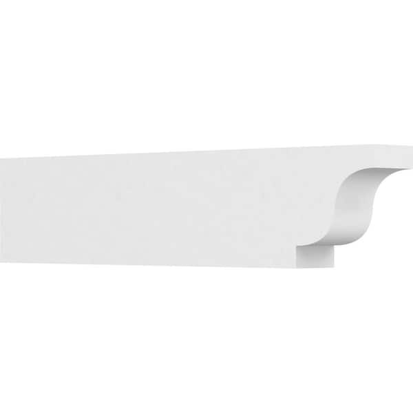 Ekena Millwork 4 in. x 8 in. x 36 in. Standard Newport Architectural Grade PVC Rafter Tail Brace