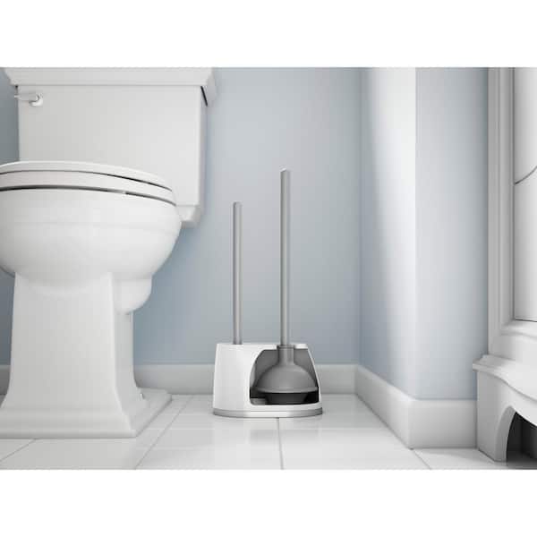 Toilet Brush, Plunger and Caddy (2-Pack)